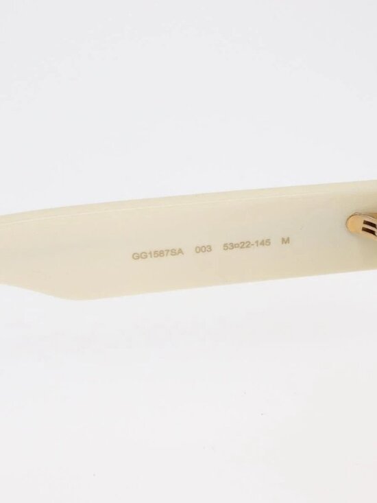 GUCCI Sunglasses plastic White Auth BA10540A main image 6